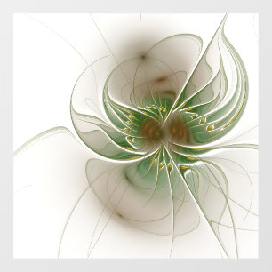 Soft and tenderness fractal fantasy flowers raamsticker