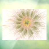 Soft and tenderness fractal fantasy flowers raamsticker (Vel 3)