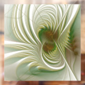 Soft and tenderness fractal fantasy flowers raamsticker (Vel 2)