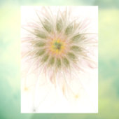 Soft and tenderness fractal fantasy flowers raamsticker (Vel 3)