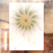 Soft and tenderness fractal fantasy flowers raamsticker (Vel 2)