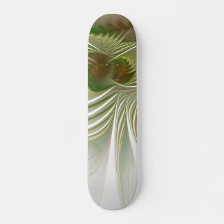 Soft and tenderness fractal fantasy flowers skateboard