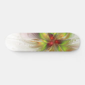 Soft and tenderness fractal fantasy flowers skateboard (Horizontaal)