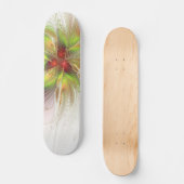 Soft and tenderness fractal fantasy flowers skateboard (Voorkant)
