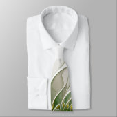 Soft and tenderness fractal fantasy flowers stropdas (Gebonden)