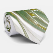 Soft and tenderness fractal fantasy flowers stropdas (Opgerold)