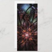 Soft and tenderness fractal flower advieskaart (Voorkant / Achterkant)