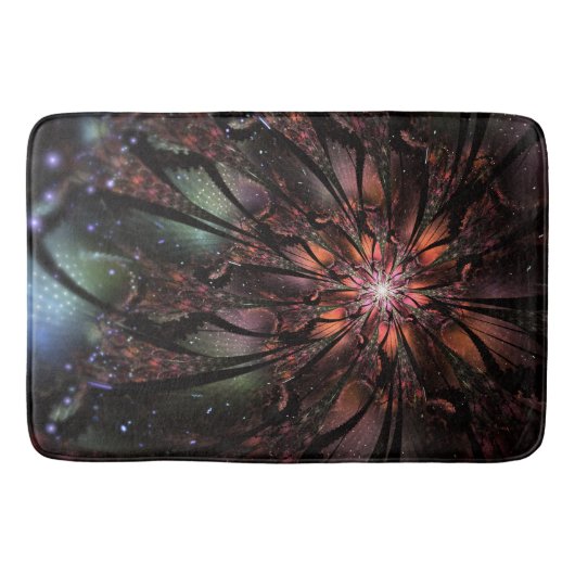 Soft and tenderness fractal flower badmat (Voorkant)