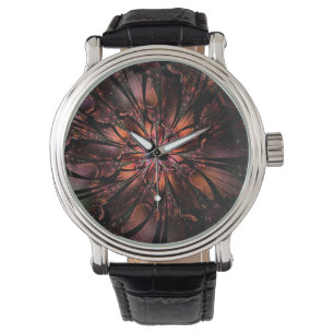 Soft and tenderness fractal flower horloge