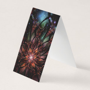 Soft and tenderness fractal flower kaart