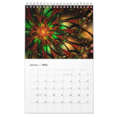 Soft and tenderness fractal flower kalender (Jan 2026)