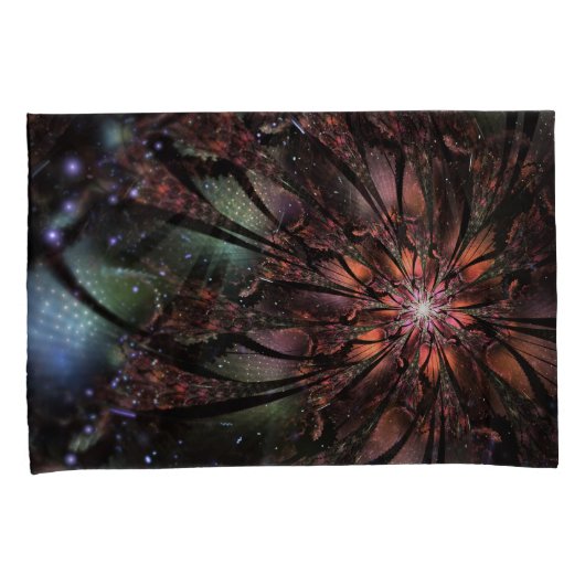 Soft and tenderness fractal flower kussensloop (Voorkant-Rechts)