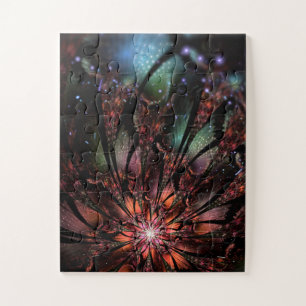 Soft and tenderness fractal flower legpuzzel