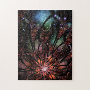 Soft and tenderness fractal flower legpuzzel