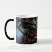 Soft and tenderness fractal flower magische mok (Links)