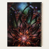 Soft and tenderness fractal flower planner (Achterkant)