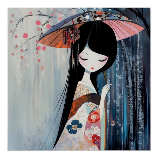 Soft Anime Girl Perfect Poster (Voorkant)