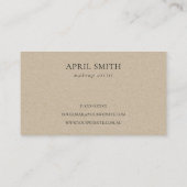 Soft Aqua Blue Gold Waterverf Beachy Appointment Visitekaartje (Achterkant)