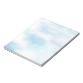 Soft Aqua Blue Sky Notitieblok (Gedraaid)