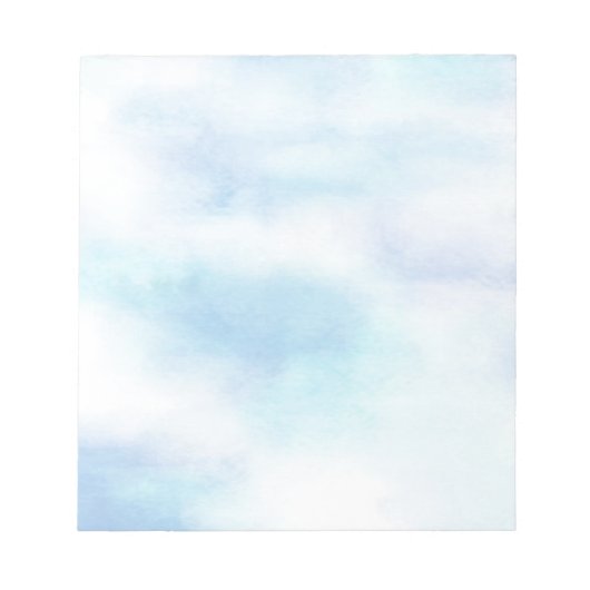 Soft Aqua Blue Sky Notitieblok (Voorkant)