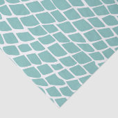 Soft Aqua White Fish Scales Mermaid Decoupage Tissuepapier (Detail)