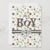 Soft as a Teddy Bear Invitation Card (Devant)