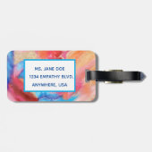 SOFT AS STONE Art Bagagelabel (Achterkant horizontaal)