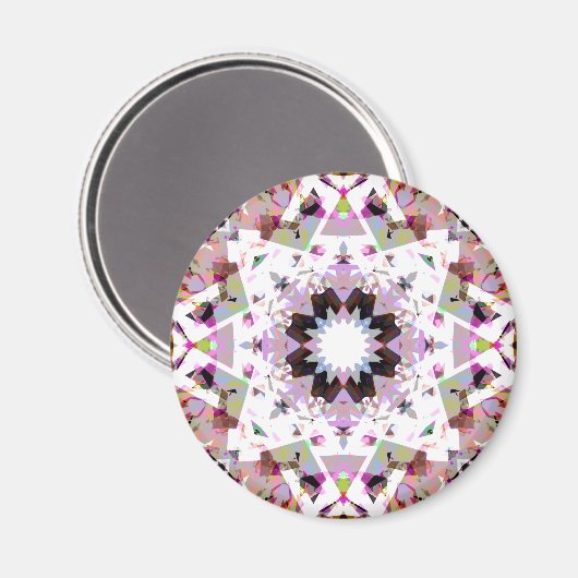 Soft Autumn Paars Green Star voor Herfst Magneet (Voorkant / Achterkant)