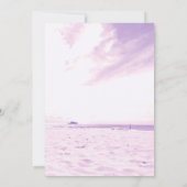 ** Soft Beach Zee Sand Sky Foto . Bruiloft Kaart (Achterkant)