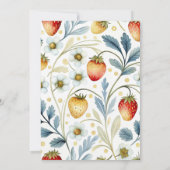 Soft Berry Blush Vrijgezellenfeest Kaart (Achterkant)