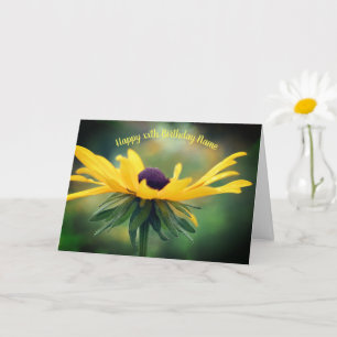 Soft Black Eyed Susan Persoonlijke verjaardag Kaart