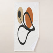 Soft Bloom Contemporary Botanical Badhanddoek (Badhanddoek)