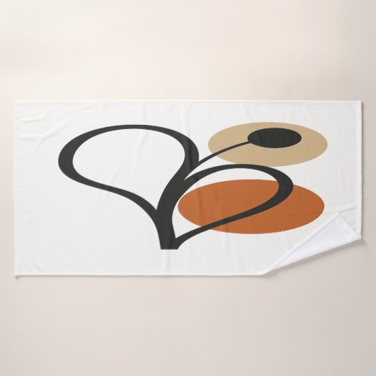 Soft Bloom Contemporary Botanical Badhanddoek (Badhanddoek)