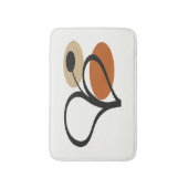 Soft Bloom Contemporary Botanical  Badmat (Voorkant Verticaal)