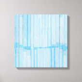 Soft Blue Abstract Lines – Modern Minimalist Canvas Afdruk (Voorkant)