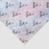 Soft Blue Colorful Marble Tissuepapier (Detail)