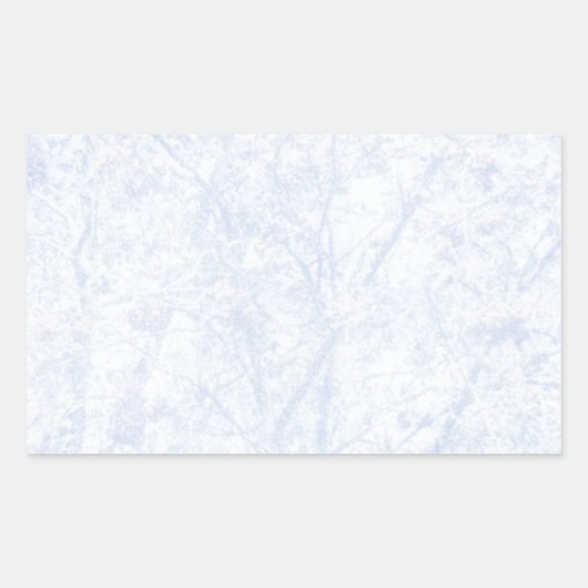 Soft Blue Tint Rowan Rechthoekige Sticker (Voorkant)