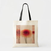 Soft Blur Abstract Flower Tote Bag (Devant)