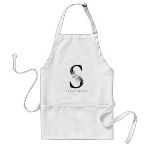 SOFT BLUSH BLUE FLORAL ALPHABETS NAME BRIEF STANDAARD SCHORT