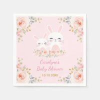 Soft Blush Bunny Rabbit Baby shower Favorieten