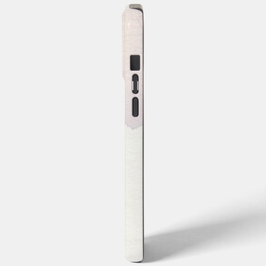 Soft Blush Elegant Waterverf iPhone Case (Achterkant / Links)