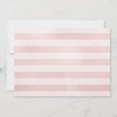 Soft Blush Florals Modern Baptism Fotouitnodiging Bedankkaart (Achterkant)