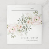 Soft Blush Pink Peonies Eucalyptus Foliage Weddens (Buitenkant ongevouwen)