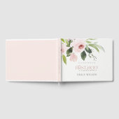 SOFT BLUSH PINK ROSE FLORAL FIRST HOLY COMMUNION GASTENBOEK (Volledig)