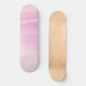 Soft Blush Pink Sky Dream 1 Skateboard (Voorkant)