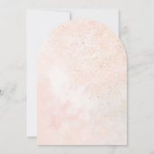 Soft Blush Rozen Wedding Arch ID828 Kaart (Achterkant)