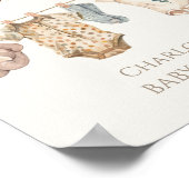 Soft Boho Neutral Vêtements de bébé Affiche de bie (Coin)