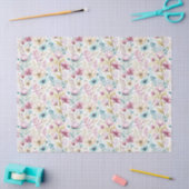 Soft Botanical Easter Flower Design Tissuepapier (Craft)