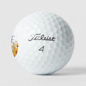 Soft Botanical Meadow Monogram – Golfer Gift Golfballen (Logo)