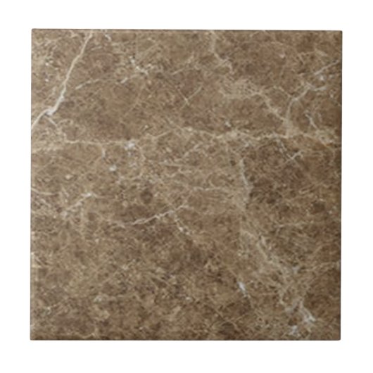 Soft Brown Faux Stone 4,5 en 6 inch Tegeltje (Voorkant)